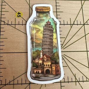 💜13/$13 +Bundle Sticker Sale | Aesthetic Italy Sunset Waterproof Sticker